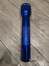 MAG-LITE 2 D Cell Blue Flashlight 10in Made In The USA   Tested
