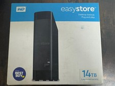 Western Digital 14TB Easystore Desktop External Hard Drive WDBAMA0140HBK-NESN WD