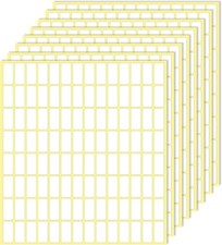 3360 Stück weiße Etiketten Aufkleber 10 x 2...