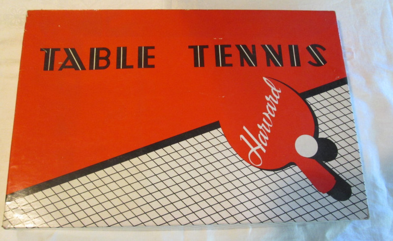 Vintage Harvard Table Tennis Set. Mid-century excellent condition