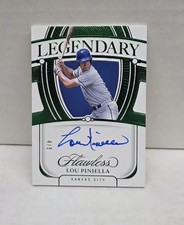 LOU PINIELLA 2024 Flawless Legendary Scripts GREEN ~ Royals AUTO /5 ~ #'d 4/5