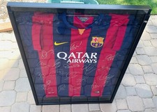 FC Barcelona 2013-14 Team Signed Jersey Lionel Messi, Neymar, Nike Autographed