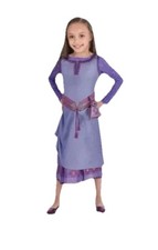 DISNEY WISH ASHA Costume Medium 8-10 Purple Dress/Belt With Functional Pouch NEW