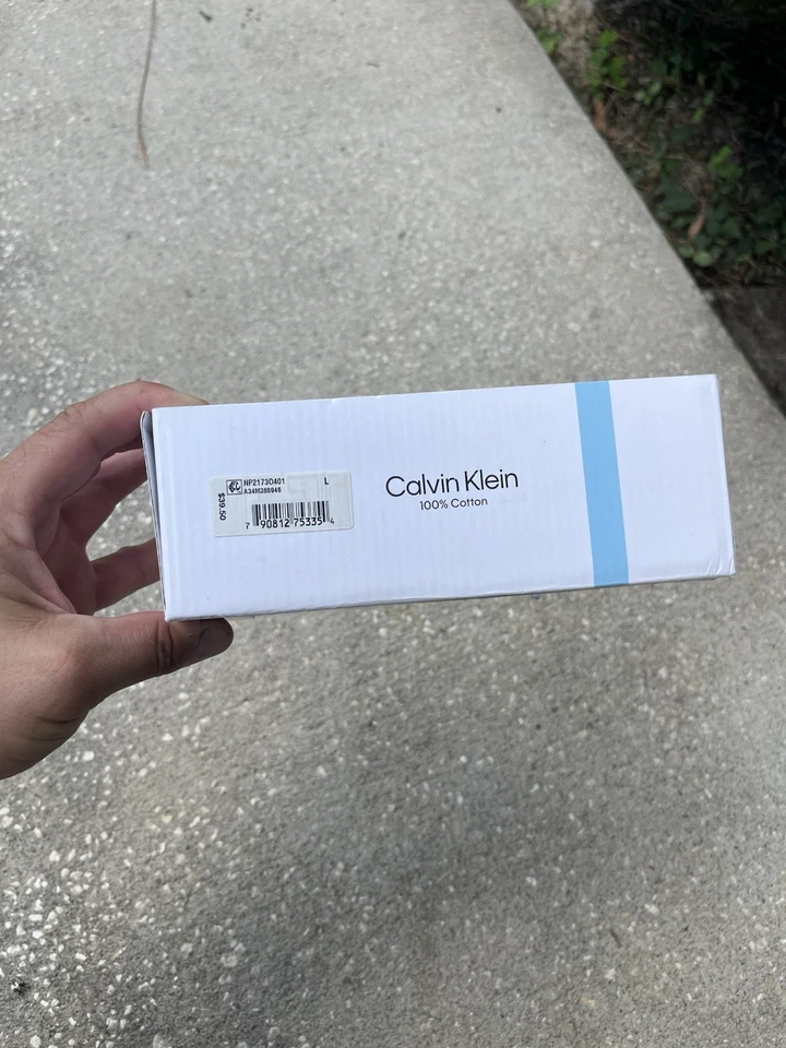 Roupa íntima masculina de algodão Calvin Klein tamanho grande, pacote com 4 - Imagem 4 de 4