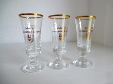 LOBURGER LAURENTIUS TROPFEN - 3 LIK&Ouml;RGL&Auml;SER SAMMLER RETRO VINTAGE je 2cl