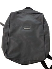 Ermenegildo Zegna Backpack Leather BLK Plain