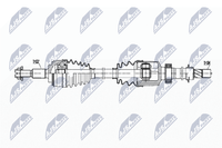 Antriebswelle NTY NPW-RE-203 FüR Mercedes Citan GroßRaumlimousine W415 Mixto 109