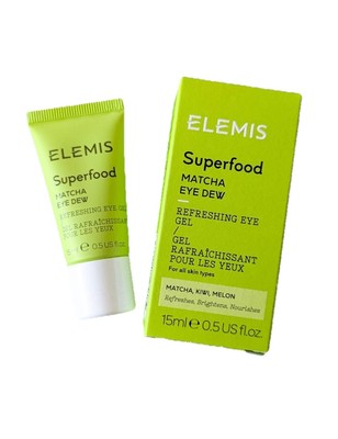 Elemis Superfood Matcha Eye Dew Refreshing Eye Gel - Full Size .5oz/15ml
