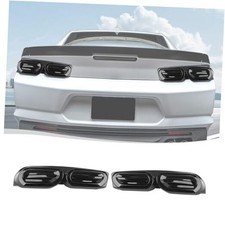  for Chevy Camaro 2019+ Rear Tailgate Lamp Cover Smoke Black Style Compatible 