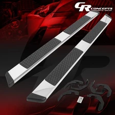 PAIR 5.5" SS STEP BAR RUNNING BOARD FOR 2007-2019 SILVERADO SIERRA EXTENDED CAB