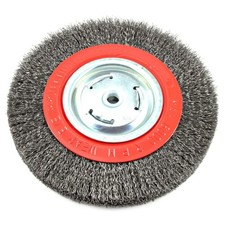 Forney 8" Crimped Wire Wheel Brush Metal 6000 rpm 1/2 5/8 Arbor