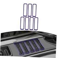 for Jeep JL Hood Vents Cover Trim for Jeep Wrangler JL JLU 2018-Present Purple