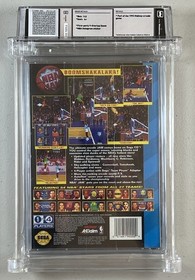NBA Jam - Sega CD - New Graded - WATA 9.8 A+ Signed By Tim Kitzrow - V-overlap