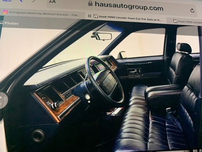 1990 Lincoln Town Car Leather