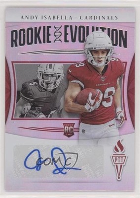 2019 Passing the Torch Rookie Evolution Silver 45/50 Andy Isabella Auto 0c2