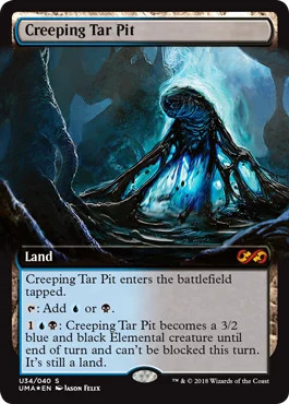 Magic MTG - Creeping Tar Pit - Ultimate Box Toppers - MINT/NMINT - EN - FOIL