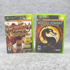 Mortal Kombat Deception-Street Fighter Lot (Original Microsoft Xbox) - Complete