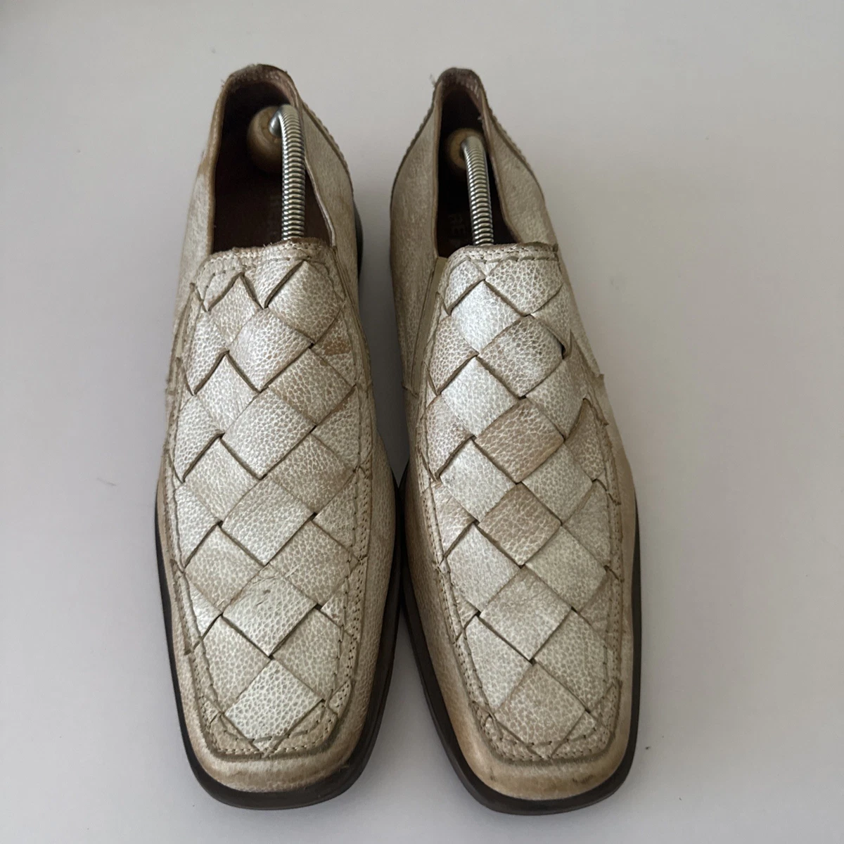 Kenneth Cole Reaction Wall Men\'s Loafers Off-White Leather Slip-On Size 10M Amazon.com | Kenneth Cole REACTION Men main image 2