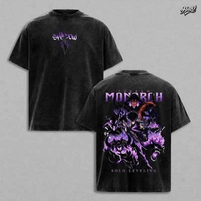 Shadow Monarch Anime Tee Dark Anime Streetwear T-Shirt