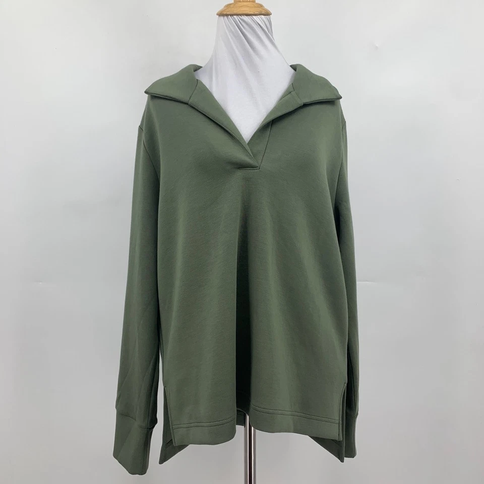 Tommy Bahama Sweatshirt Womens M Medium Ivy Palm Voyage Soft Breathable - Image 3 of 4