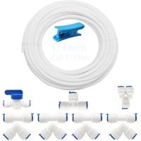 Wasserzulaufleitung Universal Anschluss-Set 10M KüHlschrankschlauch RO System