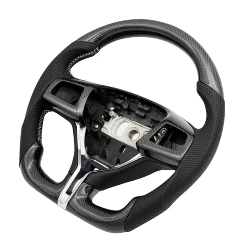 Real Carbon Fiber Steering Wheel Fits For 2016-2024 Maserati Levante / Ghibli - Picture 3 of 5