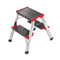 Hailo 4422-001 L90 Championsline 225 Kg Capacity Double-sided Aluminium Steps 2 Hailo 4422-001 L90 Championsline 225 Kg Capacity Double-sided Aluminium Steps 2