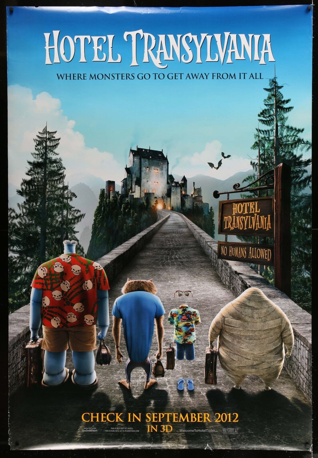 HOTEL TRANSYLVANIA 2-Sided Bus Shelter Movie Poster 4'x6' • #Animation #Horror | eBay HOTEL TRANSYLVANIA 2-Sided Bus Shelter Movie Poster 4'x6' • #Animation #Horror | eBay
