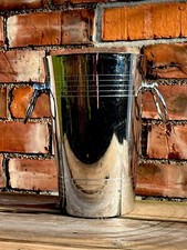 VINTAGE  FRENCH CHAMPAGNE ICE BUCKET  / WINE TALL CHROME HEAVY QUALITY NOT MOET