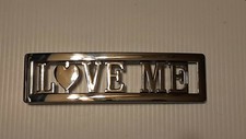 LOVE ME Custom Personalized Name Belt Buckle -Put your name or word on Buckle