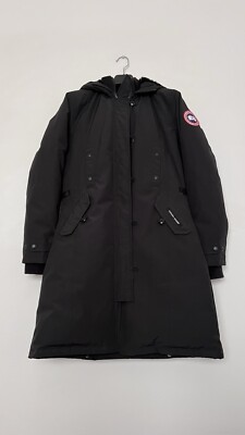 Authentic Canada Goose Kensington Parka Coat Jacket With Hood Black Small