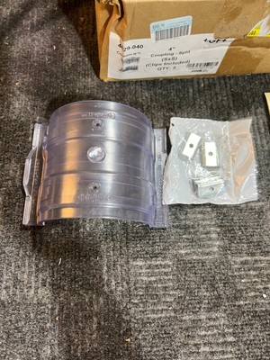 (Qty 5) Georg Fischer 4'' Contain-it Clear Secondary-Containment Fitting 4629-040