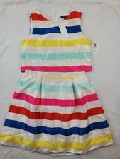 Sequin Hearts Girl Dress 2 piece set size 14