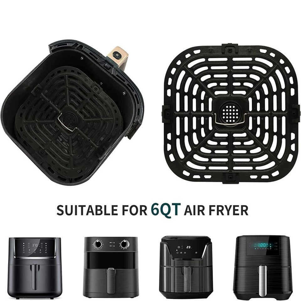 2PCS Air Fryer Grill Pans Replacement Parts for Instants Vortex Plus
