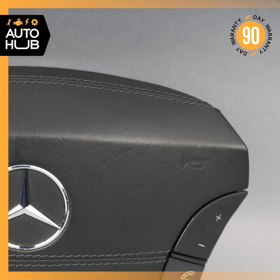 00-06 Mercedes W215 CL600 S600 Volante Bolsa Airbag Beige Cosido OEM Foto 2 de 4