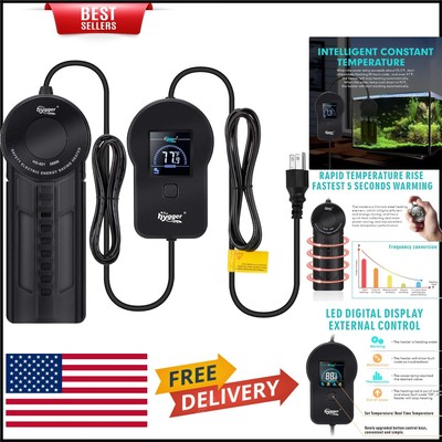 LED Digital Display Aquarium Heater 500W with Anti-Dry Protection for Fish Tanks