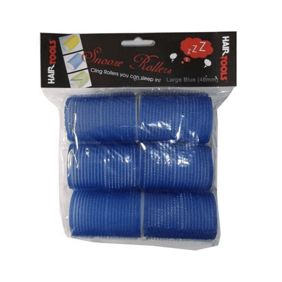 Snooze Rollers large blue 40mm (x6)