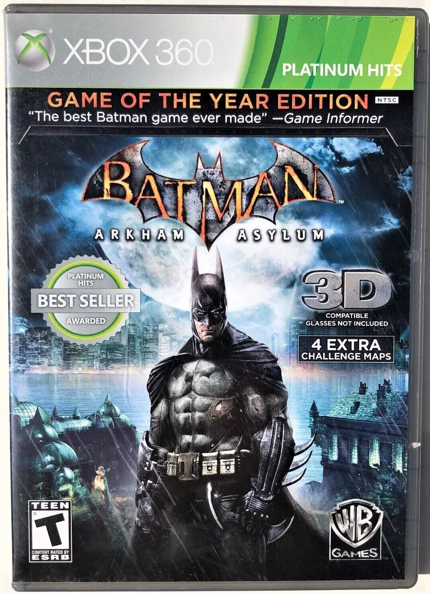 Batman Arkham Asylum GOTY & Arkham City GOTY Xbox 360 Complete