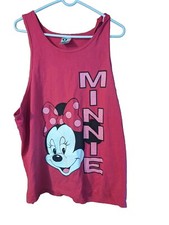 Vintage Walt Disney World Minnie Mouse Tank Top XL Made In USA
