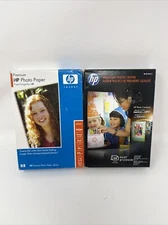 2-HP Premium Photo Paper 100 Inkjet Glossy Glace Sheets 4 x 6 64 lbs Q1990A New
