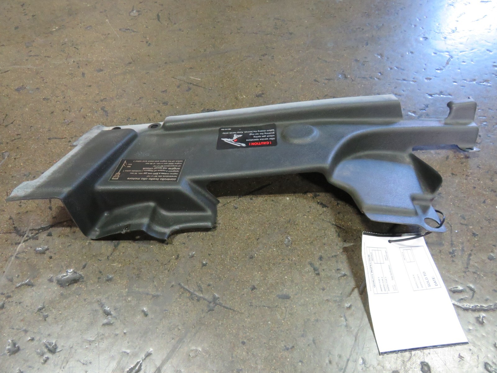 Lamborghini Gallardo, Spyder, LH, Rear Outer Engine Bay Panel, Used, 07L103939