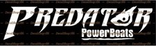 Predator Boats -Outdoor Sports- Car/SUV/Truck Vinyl Die-Cut Peel N' Stick Decal