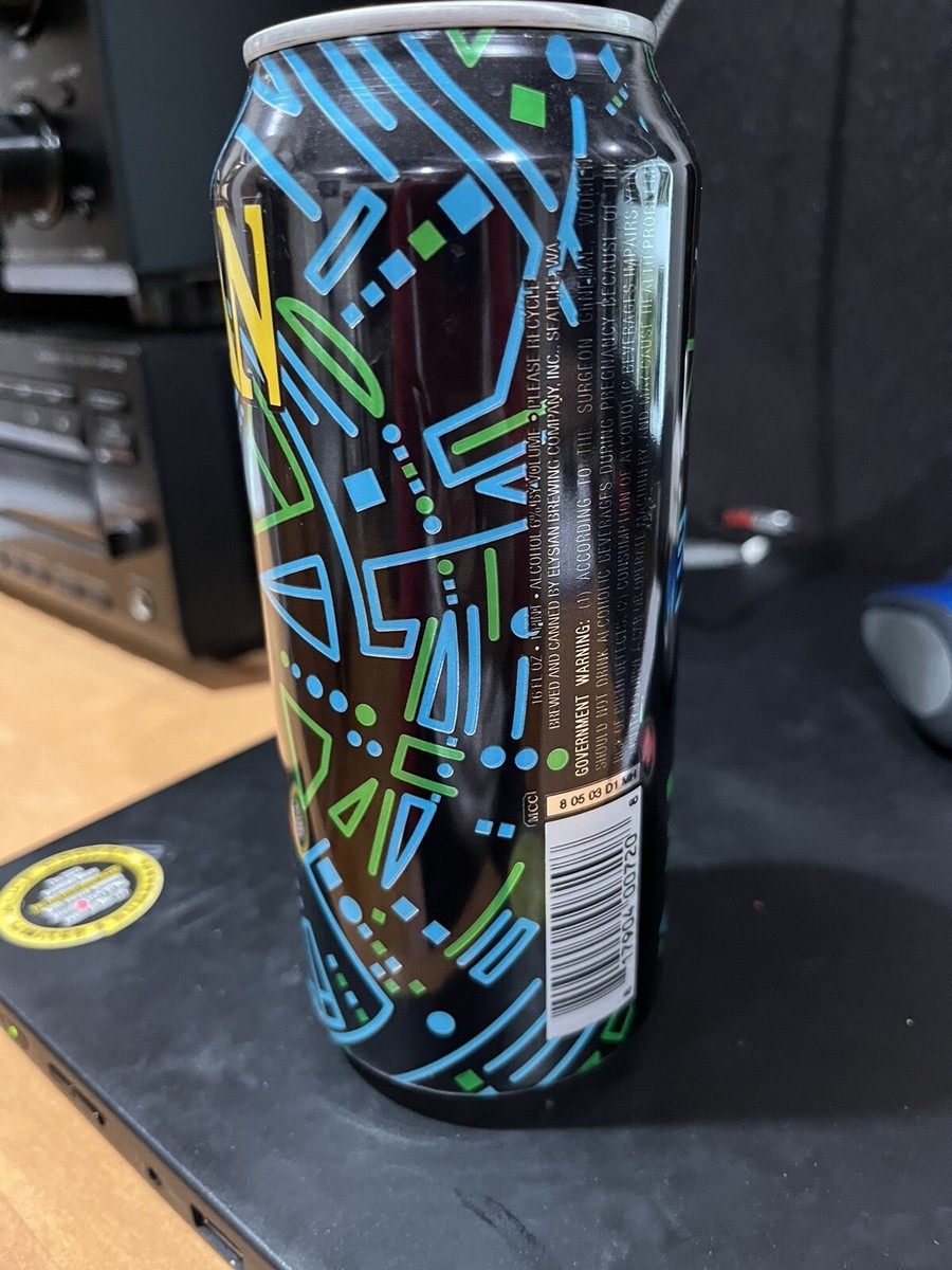 Def Leppard Elysian Pale Ale Beer Can No Holes Unopened Hysteria