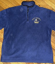 Walt Disney World 1/4 Zip Fleece Size Large Navy