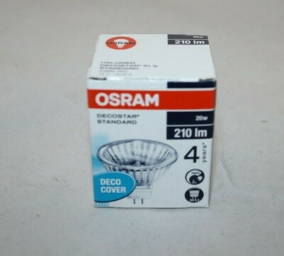 2x OSRAM GU5.3 Reflektorlampe 12V Decostar 51S 20W 44860WFL Halogen4000h SCHEIBE