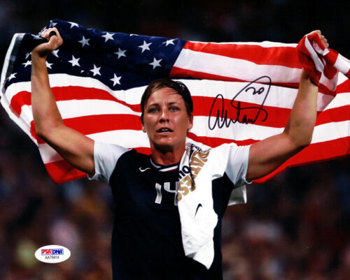 ABBY WAMBACH AUTHENTIC AUTOGRAPHED SIGNED 8X10 PHOTO TEAM USA PSA/DNA 101377 - Photo 1/2