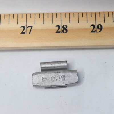 (25-Pk) Ascot P Style Value Line Clip-On Weight 0.75 oz. 488-35075