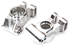 Silver Billet Machined Rear Hub Carriers for Traxxas 1/8 Scale Sledge 4WD 9552