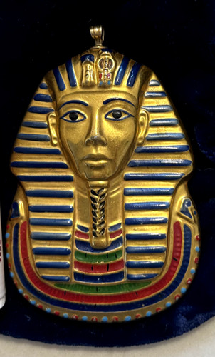 Egyptian King Tutankhamun Mask, 3" long Museum replica
