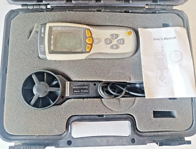 CEM DT-8894 CFM/CMM Thermo-Anemometer with Built-in Non-contact IR Thermometer #
